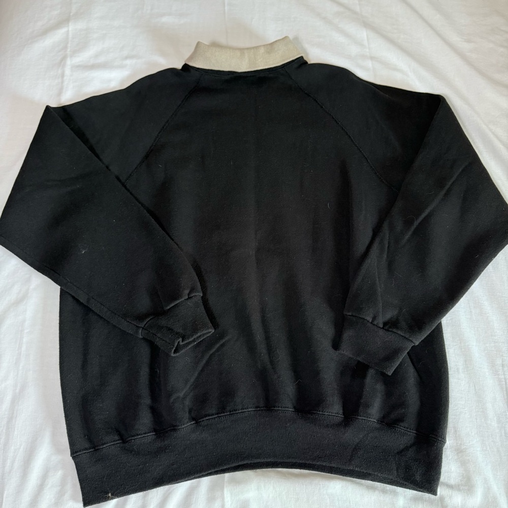 Vintage Lee Sport Scarecrow Halloween Long Sleeve Sweatshirt 2XL Applique Fall - Picture 7 of 7